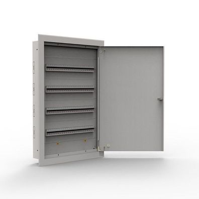 Doktorvolt Verteilerkasten Unterputz Sicherungskasten aus Metall 96 Module 4-reihig