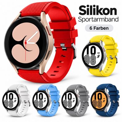 Silikon Sportarmband 22mm für Samsung Huawei Amazfit Garmin SmartWatch