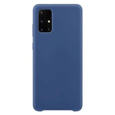 Samsung Galaxy S21+ 5G Silikon Hülle, elastische dunkelblaue Schutzhülle