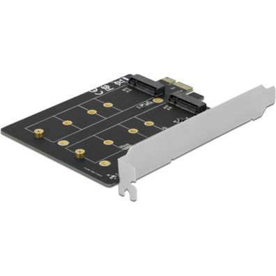 PCI Express x1 Karte zu 2 x intern M.2 Key B