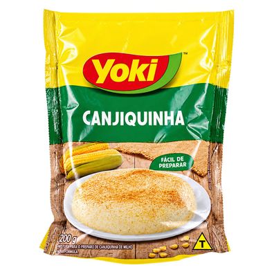 Yoki Canjiquinha de Milho 200 g Brasilianisches Maisdessert Mistura para Canjiquinha