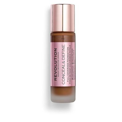Revolution Beauty Makeup Conceal & Define, Oil Free, Foundation, F 15, 23ml