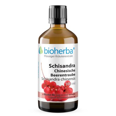 Bioherba Schisandra Chinesische Beerentraube Schisandra chinensis Tropfen Tinktur