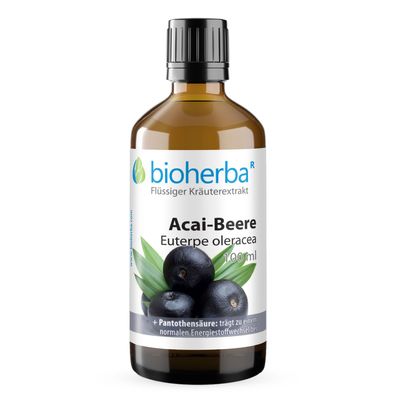 Bioherba Acai-Beere Euterpe ?leracea Tropfen Tinktur
