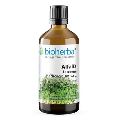 Bioherba Alfalfa Luzerne Medicago sativa L. Tropfen Tinktur