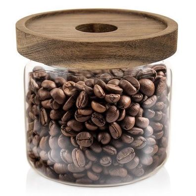 Glasbehälter für lose Produkte mit Deckel und Dichtung, 500 ml