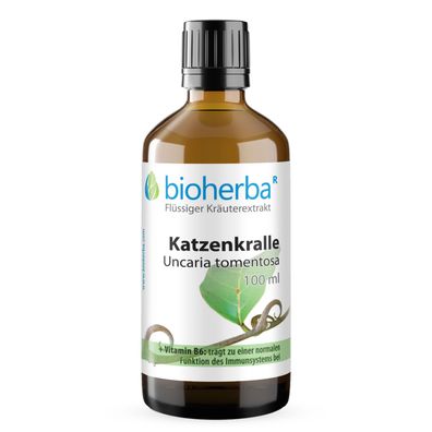 Bioherba Katzenkralle Uncaria tomentosa Tropfen Tinktur