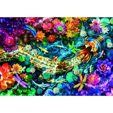 Hochwertiges Koi-Fluss-Puzzle 1000Stück