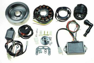 Stator Kit 12 Volt Wide Case Ducati Singles self Generating Digital CDI Ignition + Al