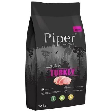 DOLINA NOTECI Piper Junior mit Truthahn Trockenfutter für Hunde 12 kg