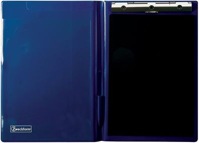 AVERY Zweckform 2301 Klemm-Mappe (A4, aus PVC-Folie, für Schnelltrennsätze) blau