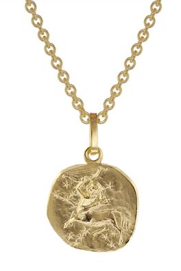 trendor Schmuck Sternzeichen für Kinder Schütze Gold 333 Anhänger + Halskette 75905