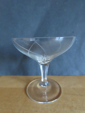 Likörgläser Likörglas Likörschale flach mit Schliff dünnes Glas