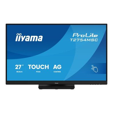 IIYAMA 68.6cm (27"), T2754MSC-B2AG 16:9, M-Touch VGA+HDMI