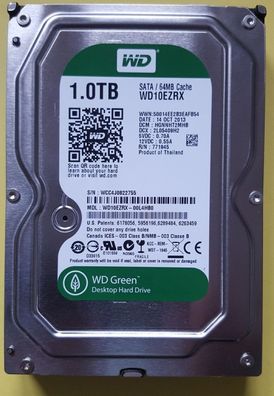 Western Digital WD10EZRX 1TB SATA 3,5"