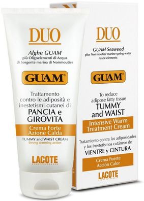 GUAM DUO Intensive Fangocrema für Bauch und Hüfte mit starker Wärmewirkung 150ml (