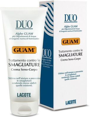 GUAM DUO Pflegelinie Dehnungsstreifencreme für Brust und Körper 200 ml (290)