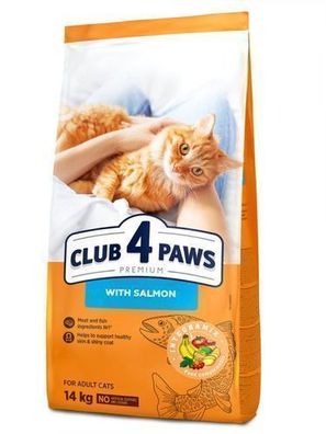 CLUB 4 PAWS KATZE 14 kg Lachs