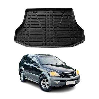 Kofferraumwanne Laderaumwanne für Kia Sorento 2003-2009 Gummi TPE Schwarz