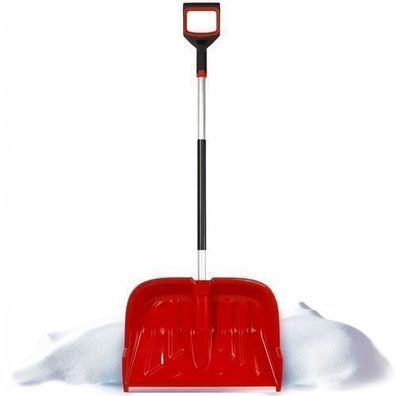 KADAX Professionelle Schneeschaufel,135cm Schneeräumer mit Antirutschgriff