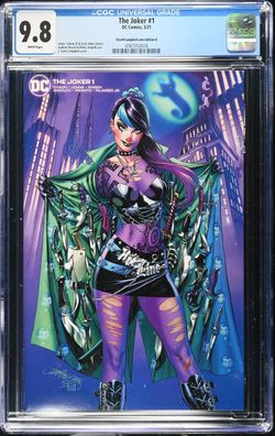 Joker #1 CGC 9.8 DC Comic ScottCampbell. com Edition B 05/21 2021 White Pages