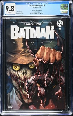 Absolute Batman #19 CGC 9.8 DC Unknown Comic Edition A 06/26 2026 White Pages