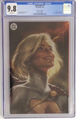 Supergirl #3 CGC 9.8 DC Comic Parrillo Foil Edition 09/25 2025 White Pages