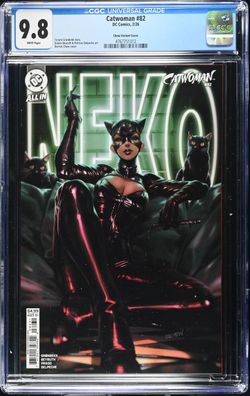 Catwoman #82 CGC 9.8 DC Comic Chew Variant Cover 02/26 2026 White Pages