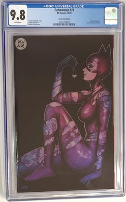 Catwoman #78 CGC 9.8 DC Comic Szerdy Foil Edition 10/25 2025 White Pages