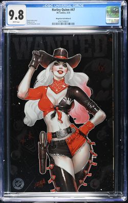 Harley Quinn #47 CGC 9.8 DC Comic MegaCon Foil Edition B 03/25 2025 White Pages