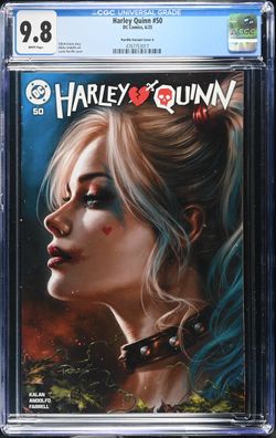 Harley Quinn #50 CGC 9.8 DC Parrillo Variant Cover A 06/25 2025 White Pages