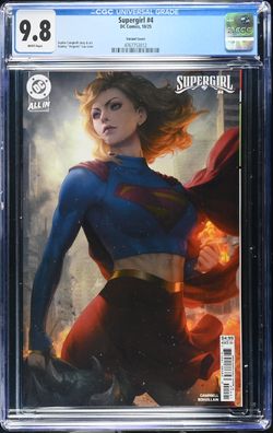 Supergirl #4 CGC 9.8 DC Comic Variant Cover 10/25 2025 White Pages