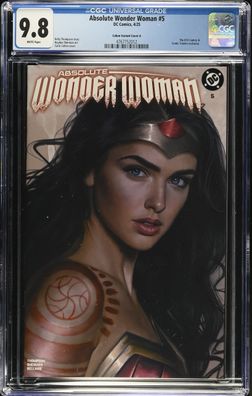 Absolute Wonder Woman #5 CGC 9.8 DC Cohen Variant Cover A 04/25 2025 White Pages
