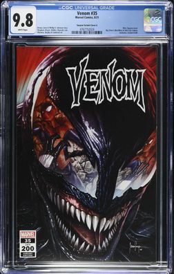 Venom #35 CGC 9.8 Marvel Comic 08/21 2021 Suayan Variant Cover A White Pages