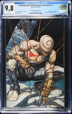 Amazing Spider-Man/Venom: Death Spiral #1 CGC 9.8 Marvel 04/26 2026 White Pages