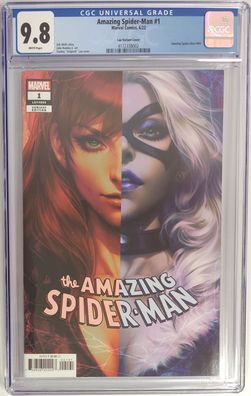 Amazing Spider-Man #1 CGC 9.8 Marvel Comic 06/22 2022 Lau Variant Cover