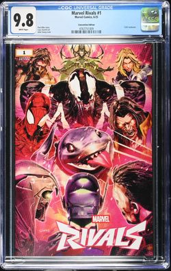 Marvel Rivals #1 CGC 9.8 Marvel Comic 06/25 2025 Convention Edition White Pages