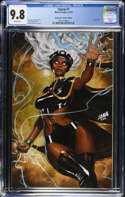 Storm #1 CGC 9.8 Marvel Comic 12/24 2024 Nakayama "Virgin" Edition White Pages