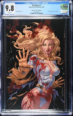 The Boys #1 CGC 9.8 2024 Kirkham "Virgin" Edition B