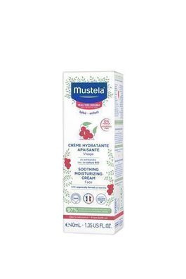 Mustela Beruhigende Feuchtigkeitscreme für Gesicht, Kinder und Säuglinge, 40 ml