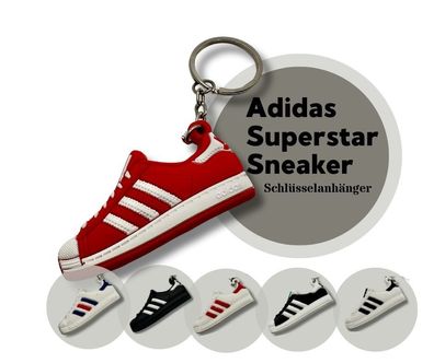 Adidas Superstar 2D Silikon Sneaker Schlüsselanhänger Key Holder