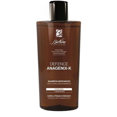 BioNike Defense Anagenix-K, Haarshampoo, gegen Haarausfall und Kräftigung, 200 ml