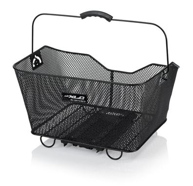 XLC BA-B04 Carry More Fahrradkorb schwarz mit Adapterplatte