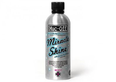 Muc Off Miracle Shine Polish 500ml - Hochwertige Hartwachs-Politur mit Carnauba-Wachs