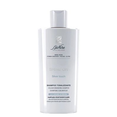 BioNike Shine On Silver Touch, Haarshampoo, tonisierend und neutralisierend, 200 ml