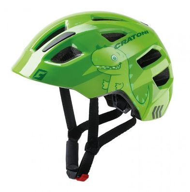 Cratoni Kinderhelm Maxster Kid Dino grén glanz XS/S 46 bis 51cm