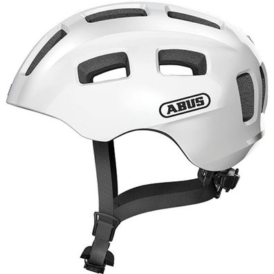 Abus Kinderhelm Youn-I 2.0 pearl weiß S 48 bis 54cm