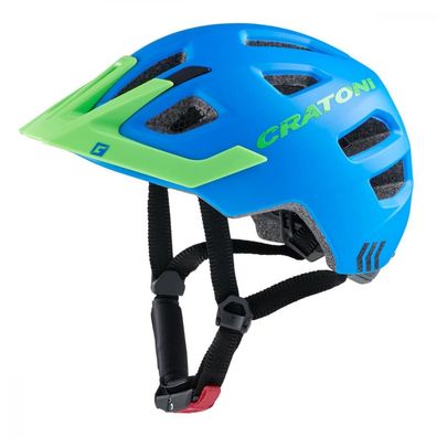 Cratoni Kinderhelm Maxster Pro Kid blau grén matt S/M 51 bis 56cm