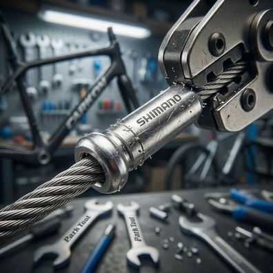 Shimano 100 Stéck Endkappe Schaltzug 1,2 mm Endkappe - fér Schaltzége im Radsport