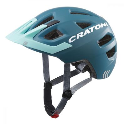 Cratoni Kinderhelm Maxster Pro Kid S/M 51 bis 56cm steel blau matt